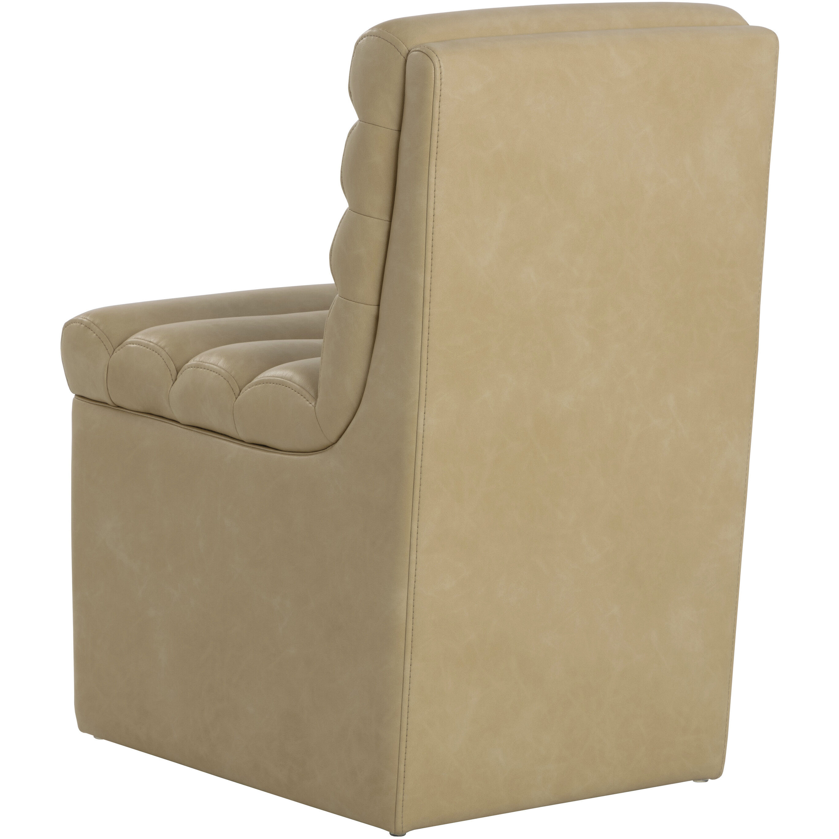 Norm Copley Latte Wheeled Dining Chair